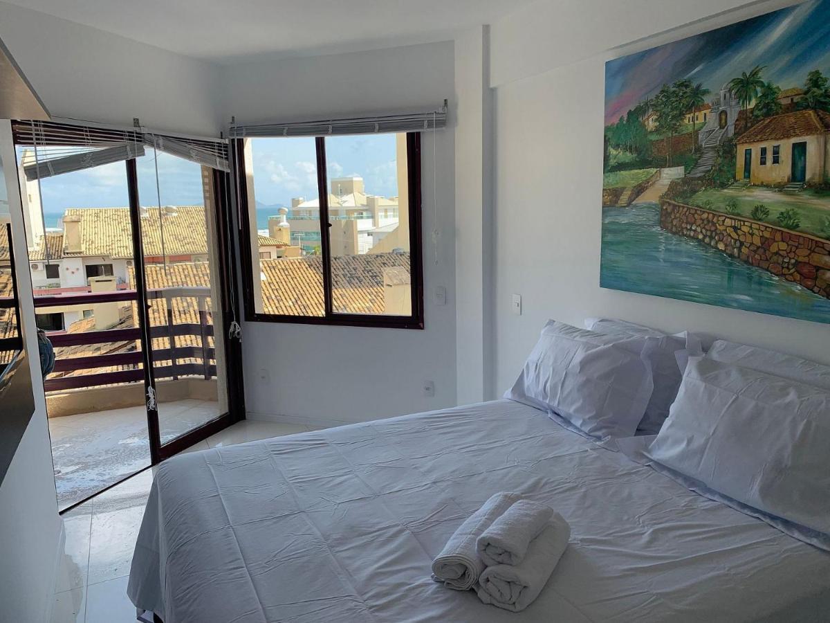 Apartamento Com Vista Do Mar Em Residencial Com Piscina Florianópolis Exteriér fotografie