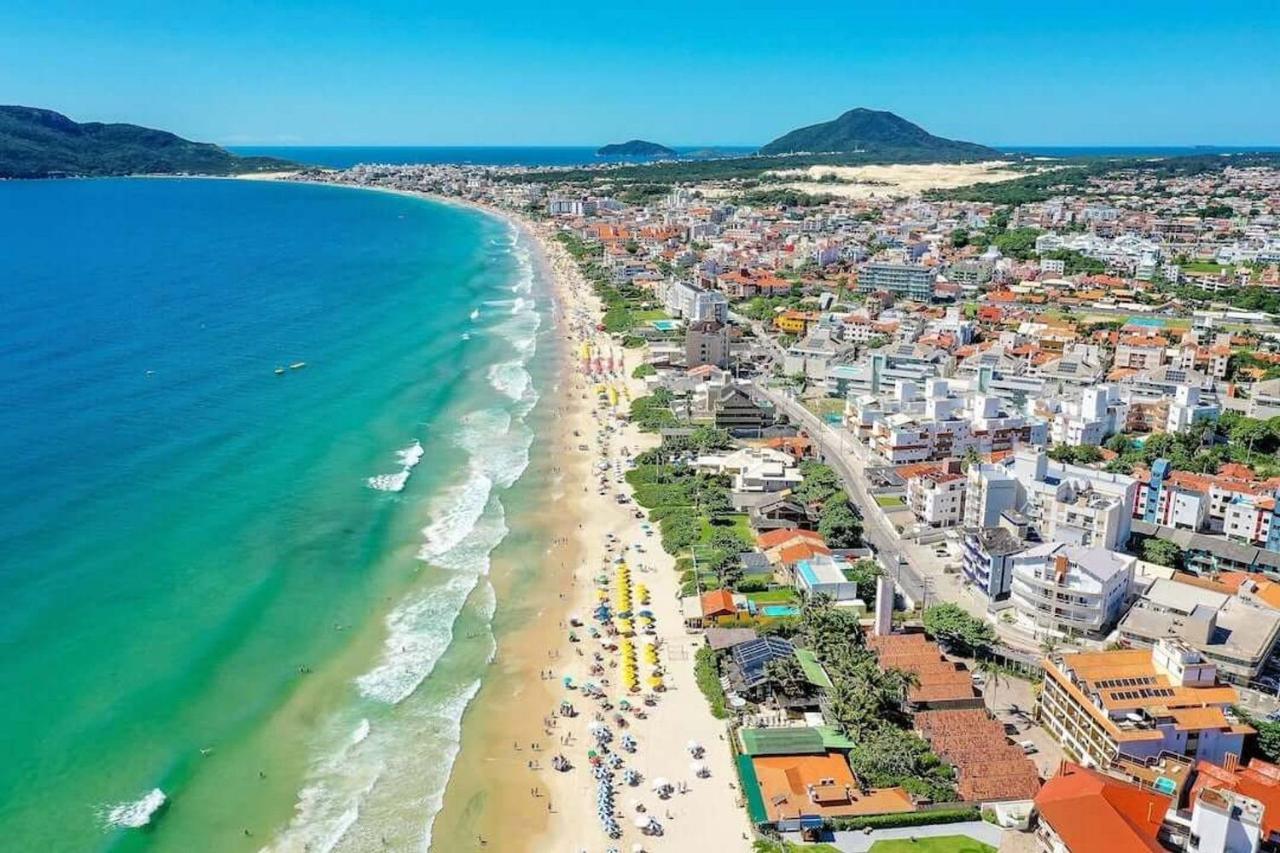 Apartamento Com Vista Do Mar Em Residencial Com Piscina Florianópolis Exteriér fotografie