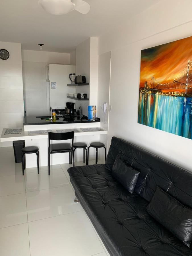 Apartamento Com Vista Do Mar Em Residencial Com Piscina Florianópolis Exteriér fotografie