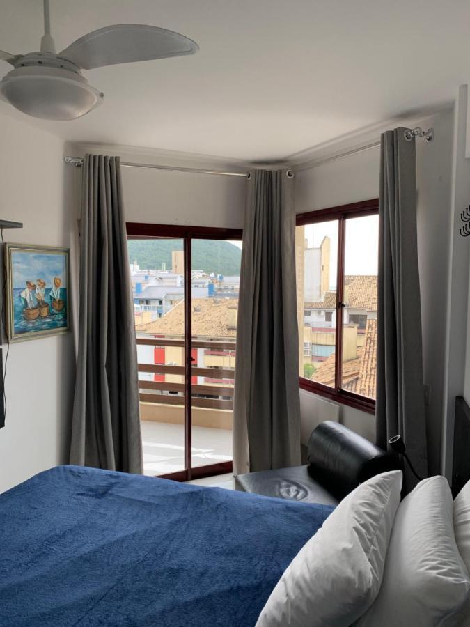 Apartamento Com Vista Do Mar Em Residencial Com Piscina Florianópolis Exteriér fotografie