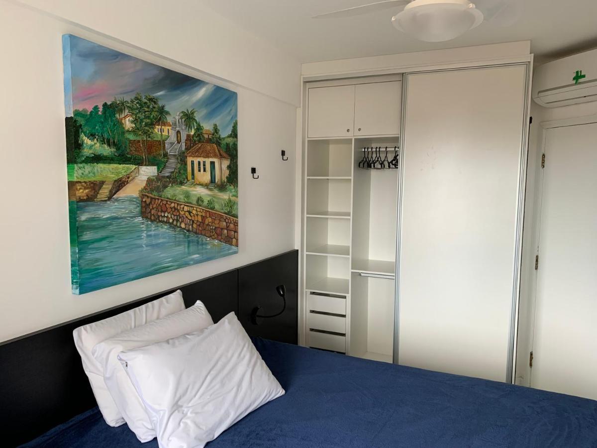Apartamento Com Vista Do Mar Em Residencial Com Piscina Florianópolis Exteriér fotografie