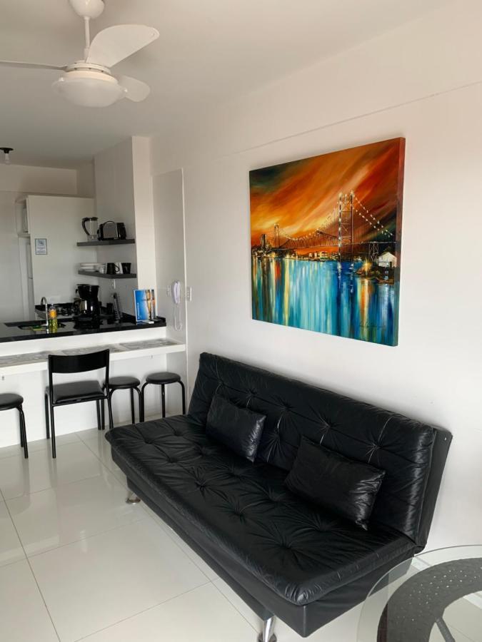 Apartamento Com Vista Do Mar Em Residencial Com Piscina Florianópolis Exteriér fotografie