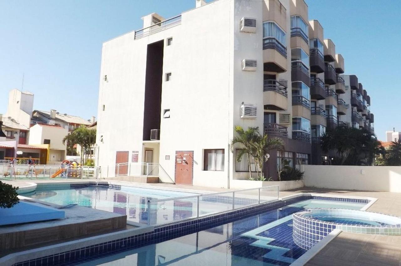 Apartamento Com Vista Do Mar Em Residencial Com Piscina Florianópolis Exteriér fotografie