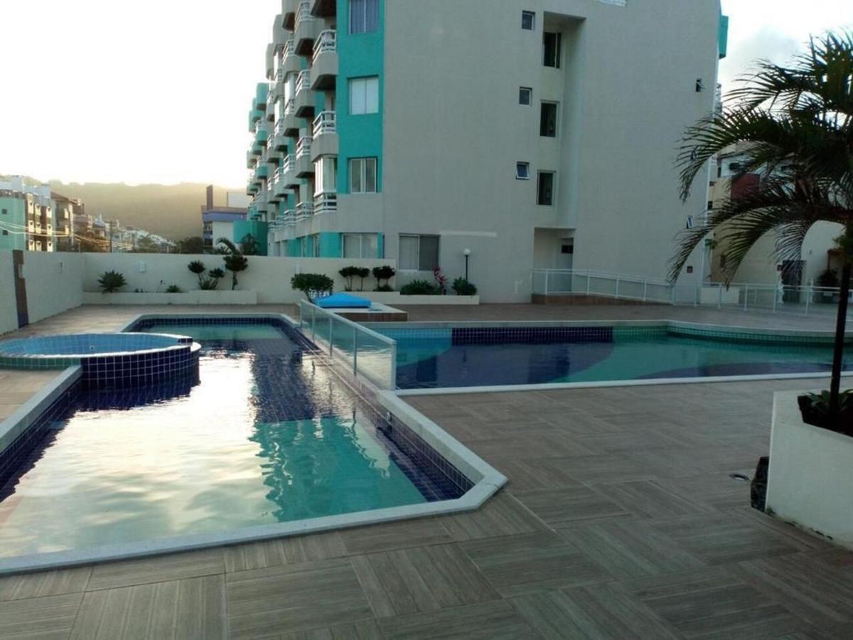 Apartamento Com Vista Do Mar Em Residencial Com Piscina Florianópolis Exteriér fotografie
