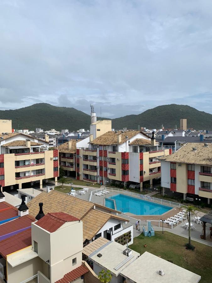 Apartamento Com Vista Do Mar Em Residencial Com Piscina Florianópolis Exteriér fotografie